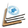 4 x Triangle Coasters - Republic Of Rwanda Africa Travel