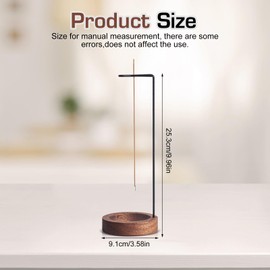 Nizirioo Incense Stick Holder Wood: Inverted Incense Burner Wood Incense Holder for Sticks for Zen Yoga Meditation Office Home