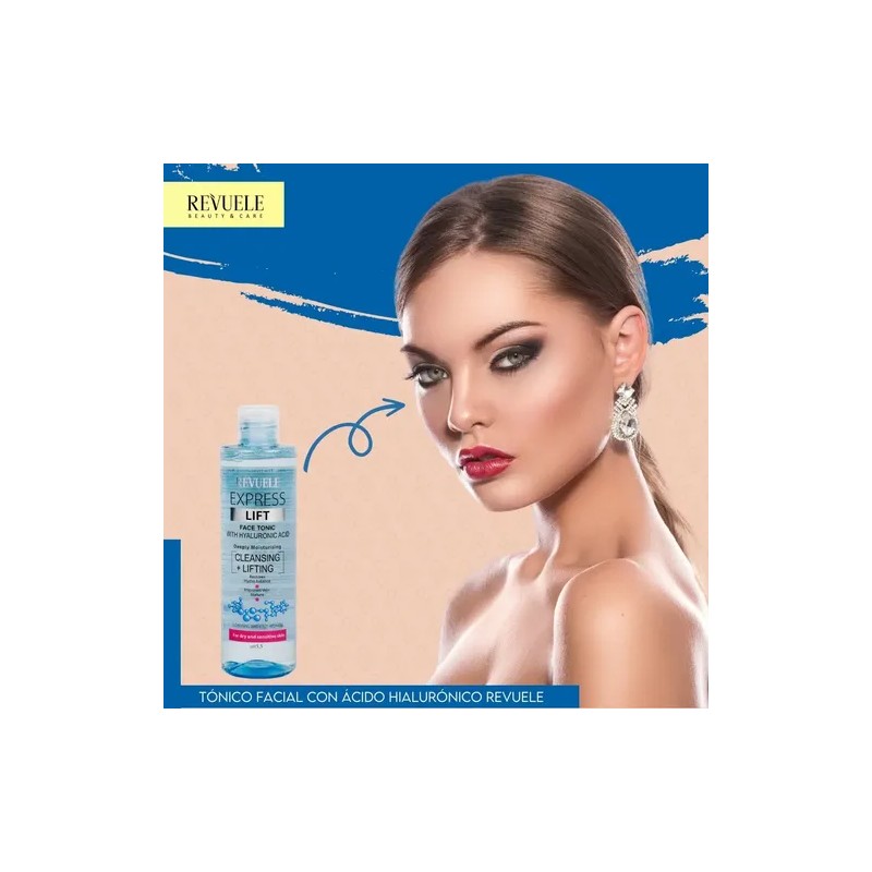 Tónico Facial Hidratante Ácido Hialurónico Revuele 250 Ml