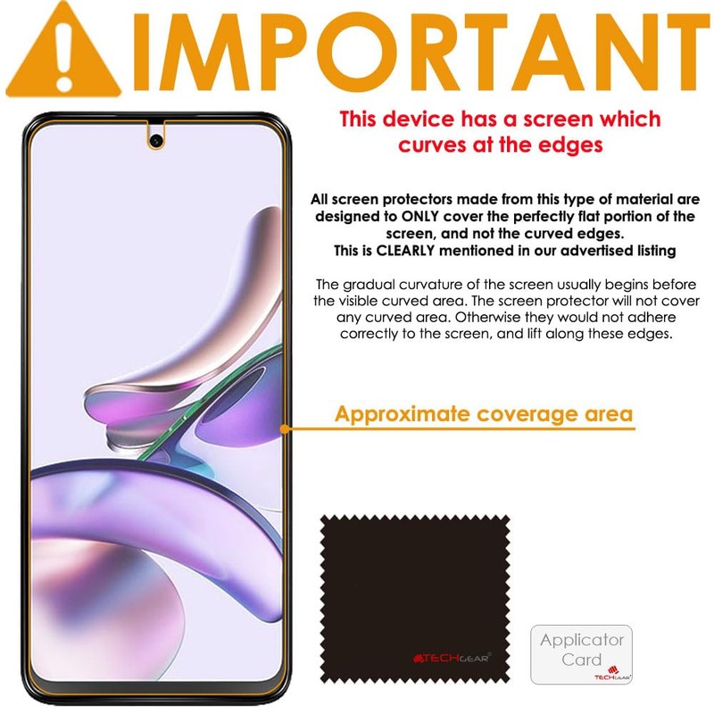 TECHGEAR [5 Pack] Screen Protectors Compatible for Motorola Moto G04,