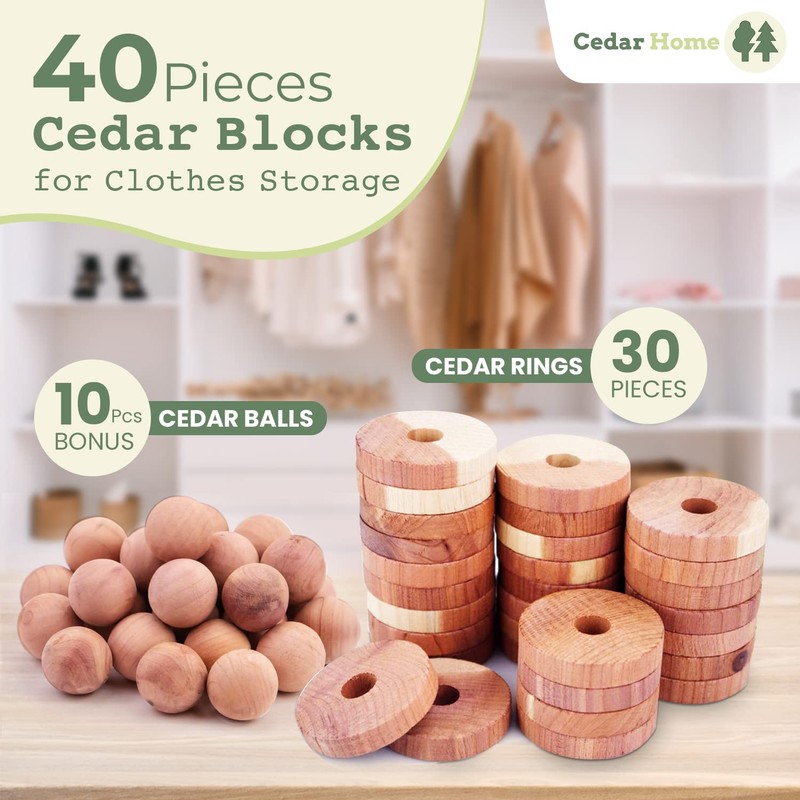 Cedar Hyde Cedar Blocks for Clothes Storage | Cedar Balls