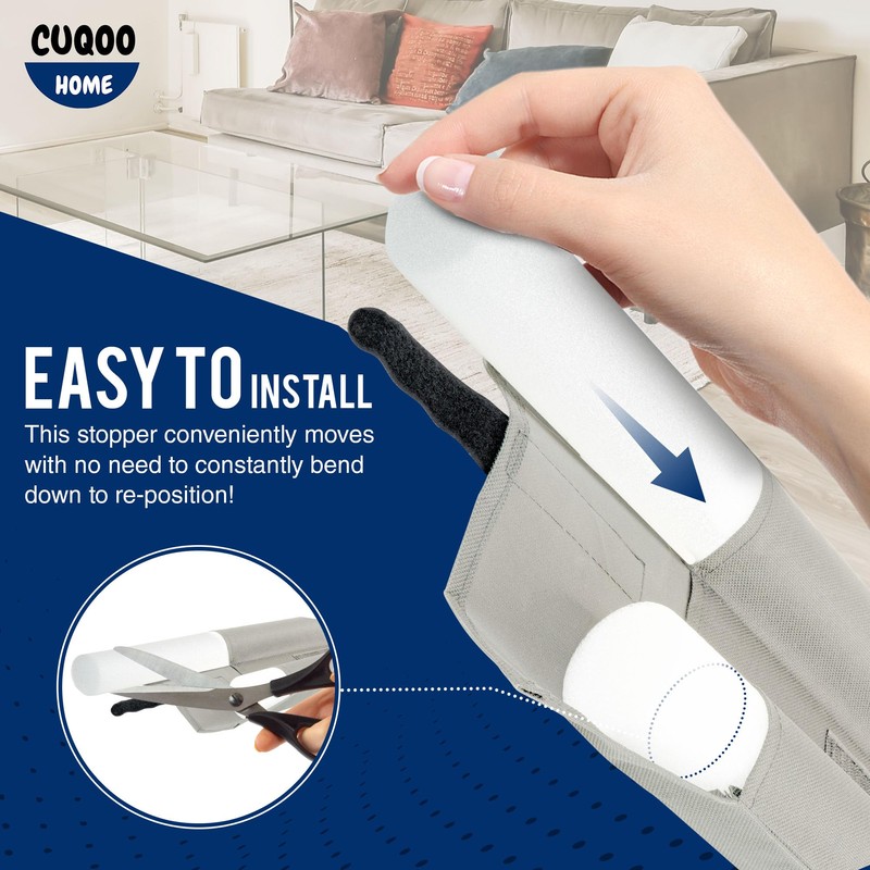 CUQOO Draft Excluder for Doors – Double-Sided 96cm Door Draught