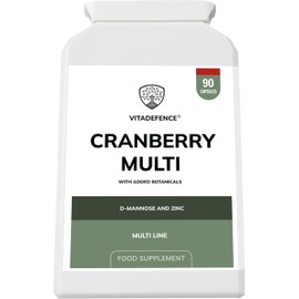 Vitadefence Cranberry Multi | with D-Mannose, Zinc & Botanicals – 90 Vegan Capsules