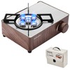 Odoland 7500BTU Camping Butane Stove with Compact Carry Case, CSA