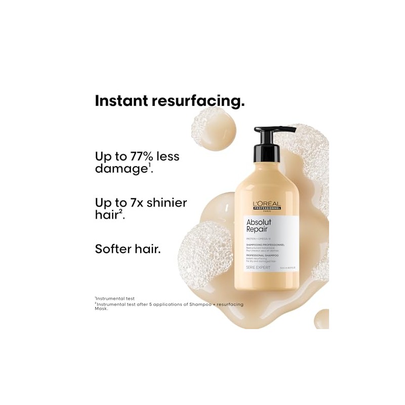 L'Oreal Professionnel Serie Expert Absolut Repair Shampoo 500ml Double