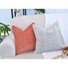 Stitched Edge Modern Textured Pillow Covers Set of 2 (26
