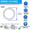 OLYMSTAR - Kit de luz LED de repuesto para ventilador