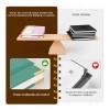 2pcs Libreta Pasta Dura, Cuaderno Profesional Libreta Verde Medianoche