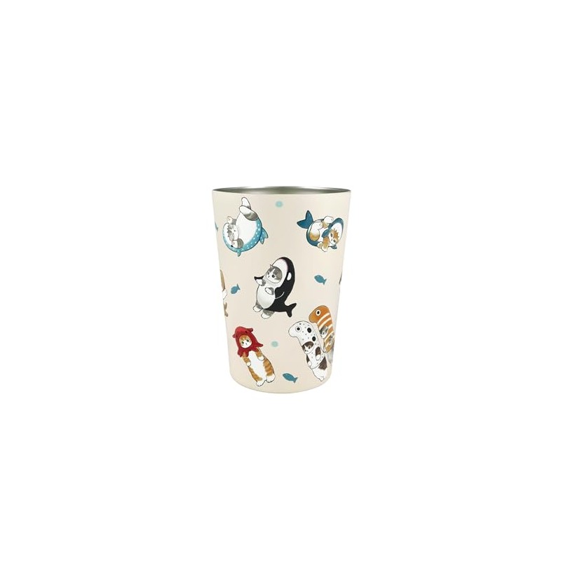 Mofusand (Mofusand) 2WAY Vacuum Double Tumbler M 【 Sea Creatures
