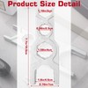 Yaocom 7-3/4 Spud Wrench Flush Valve Wrench Ergonomic Multiple Wrenches