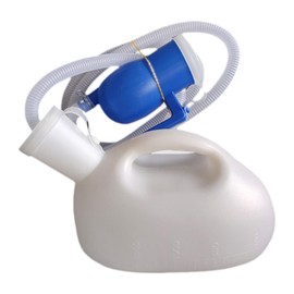 harayaa Male Potty Urinals 59 Inch Tube Male Urinal Bottle for Night Use at Home White