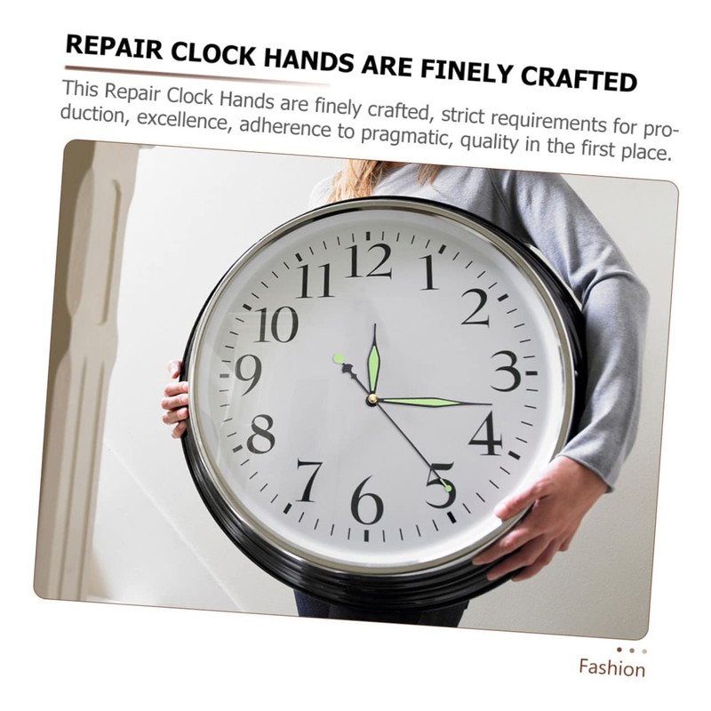 COHEALI 10 Sets DIY Luminous Clock Hands for Creative Clock