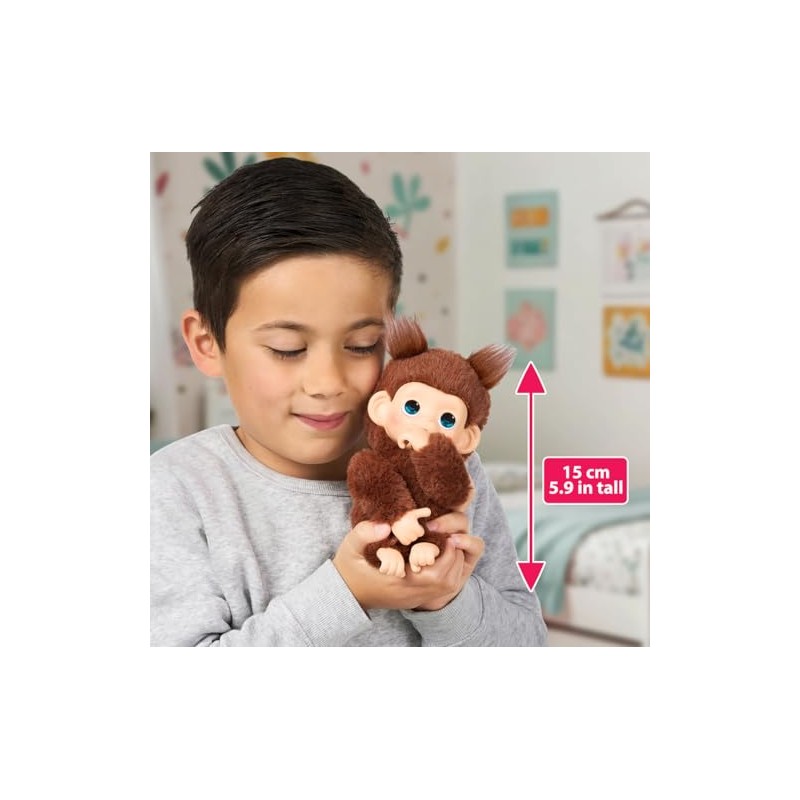 Little Live Pets Baby Monkey Minis – Chikki Cherry. Interactive