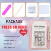 Short Fake Nails Square Press on Nails Short Acrylic Nails