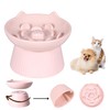 cat Slow Feeder Ear Shape Pink