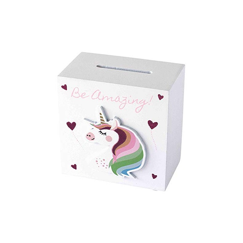 Arora 1964 Kids Unicorn Money Box, Multicolour, One Size