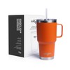 Product Armor 30oz Stainless Steel Tumbler with Handle (Lava Orange)