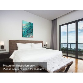 Niwo ART-Abstract Shape A, Shape & Pattern Series, Canvas Wall Art Decor,Framed Ready to Hang