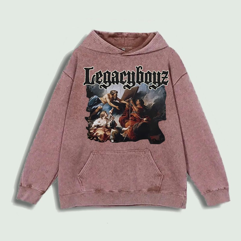 Legacyboyz Classic Art Graphic Hoodie 100% Cotton US Warehouse 6