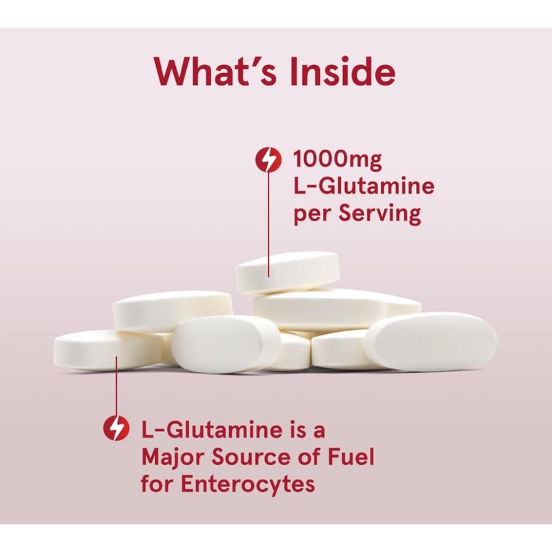 Vegan L Gluthamine, Muscle Tissue, 1000mg per Serving, 100 Tablets