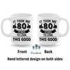 Vivulla68 80th Birthday Mug 80th Birthday, 80 Year Old Birthday