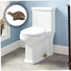 DOITOOL Ceramic Toilet Bolt Cap Covers Adorable Push-On Bathroom Decorations