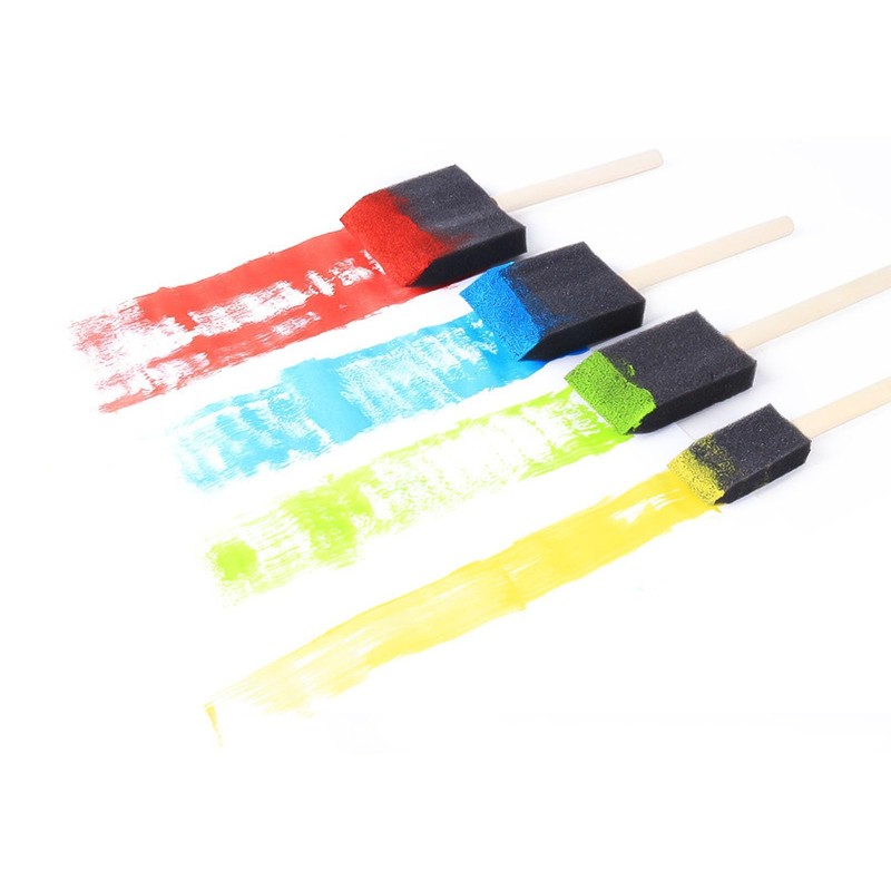 Foam Brush, 4Pcs Sponge Foam Paint Brushes Foam Brushes for