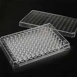 96 Well Culture Plate - Culture Plate 96 Well - with Lid, Flat Bottom, Individual Pack (Pack of 10)