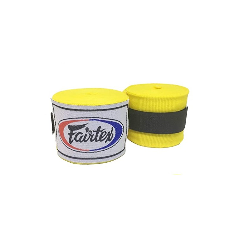 Fairtex HW2 Yellow 4.5m Stretch Hand Wraps