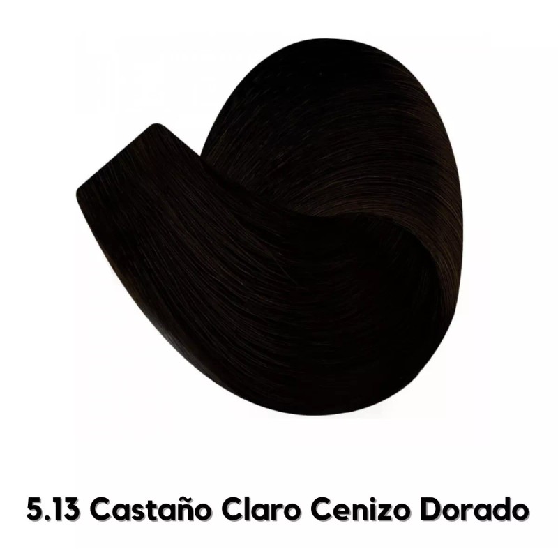 Color Tech Tinte Tono 5.13 Castaño Claro Cenizo Dorado