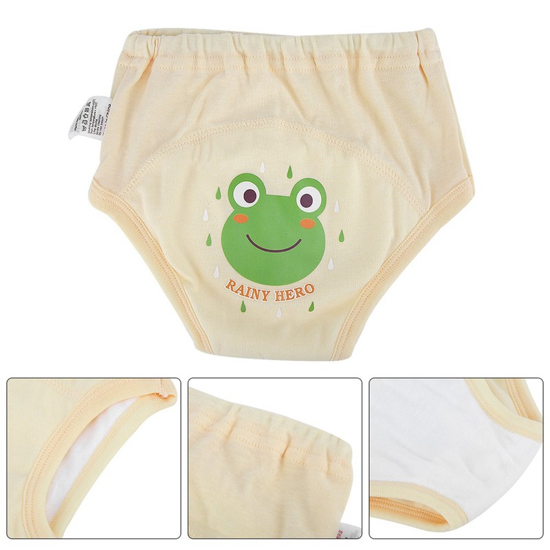 4PCS Baby Cloth Cartoon Waterproof Diapers Nappies Toddler 4 Layers