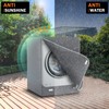 AKEfit 2 Pack Washer Dryer Cover, Washing Machine Cover Waterproof,