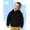 Cooraby 3 Packs Baby and Toddler Boys Long Sleeve Full-Zip