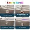 AVEKI Motion Sensor Toilet Night Light, 16 Colour Changing RGB