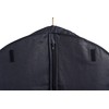 Tuva Breathable Fur Coat/Suit/Dress Garment Bag 45", Black, with Handles