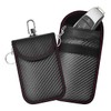 XINLIYA Carbon Fiber Faraday Car Key Fob Protector, 2PCS RFID