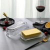 Glass Butter Dish with Lid from 1500 C Tabletop Farm-house