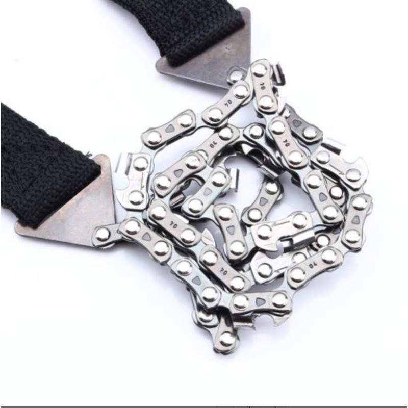 Portable Handheld Pocket Chainsaw - 24'' Chain - Survival Gear