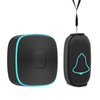 Wireless Doorbell Waterproof with 1 Transmitter and 1 Receiver One
