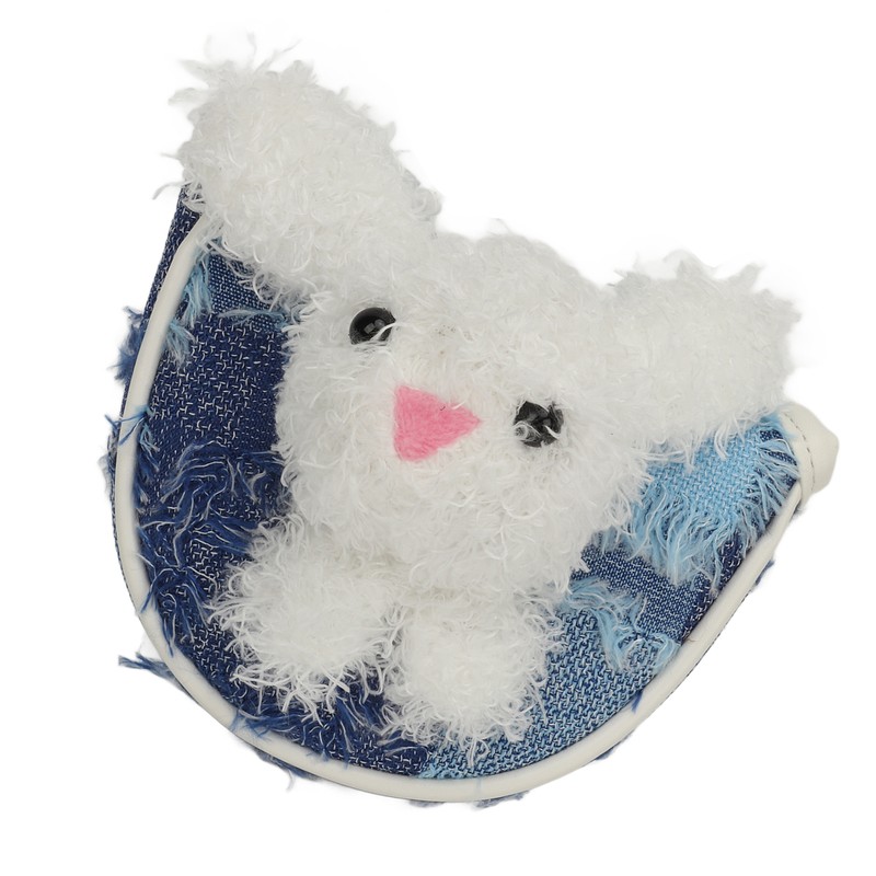 Plush Rabbit Golf Club Head Cover Half Round Cute Cartoon