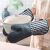 Alselo Silicone Oven Mitts Heat Resistant 932℉ with Waterproof &