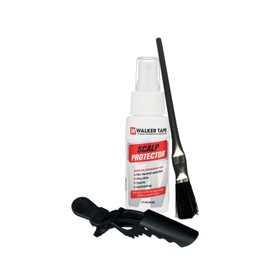 2oz Scalp Protector Spray w/Hair Sectioning Clip & Brush Applicator Bundle Saver Pack | Wigs Front Weave Super Bonding Active Lace Tape Strip Liquid Protector for Scalp