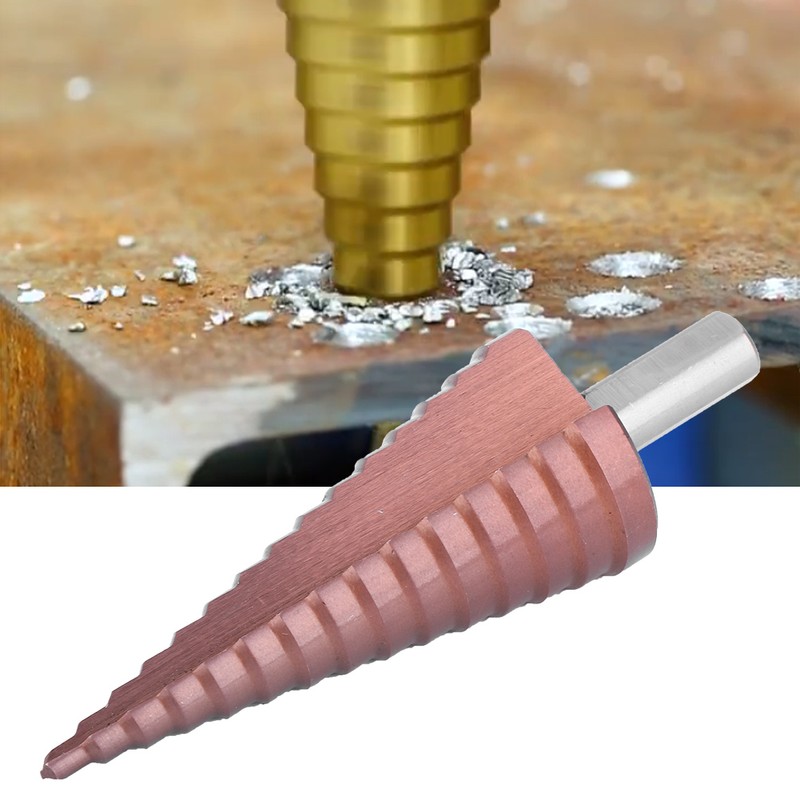 Step Drill Bit Multifunctional High Speed Steel Cobalt Coating M35
