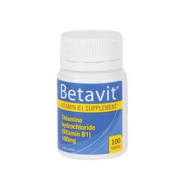Betavit Vitamin B1 Supplement 100mg Tablets 100