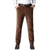 Wemaliyzd Men Casual Corduroy Work Cargo Pants Elastic Waist Suit