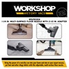 WORKSHOP Wet/Dry Vacs Shop Vacuum Accessories WS25030A Carpet and Hard
