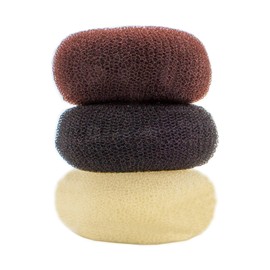 Hair pad large MKI pony hair doughnut roll knot cushion pad knot cushion hair styling bun maker 9 cm medium
