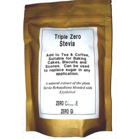 Triple Zero Stevia Sugar (Erithritol & Stevia blend) - Zero Calorie Natural Sweetener 500g