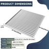 Galvanized Steel Drain Grate,28 * 28in Outdoor Drain Cover,Heavy Duty