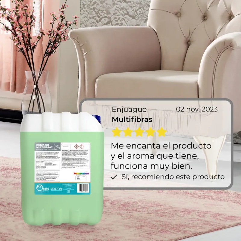 Enjuague Multifibras Lyptus 20l Magno Clean